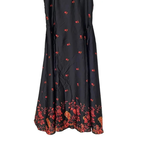 Free People Floral Midi Sundress in Black Combo in Small - Picture 10 of 11